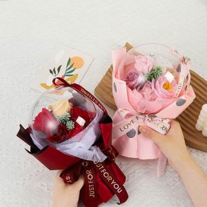誕生日祝い ソープフラワー バルーンシャボンフ...の詳細画像1