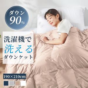 羽毛肌掛け布団 ダブル 洗えるダウンケッ...