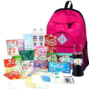 防災基本セット 女性 (ピンク)