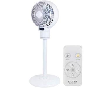 扇風機 上下左右自動首振り 18cm リモコン付 山善
