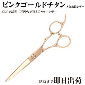 DEEDS プロ用 美容師 GTZ ピンクゴールドチタン シザー 6.0