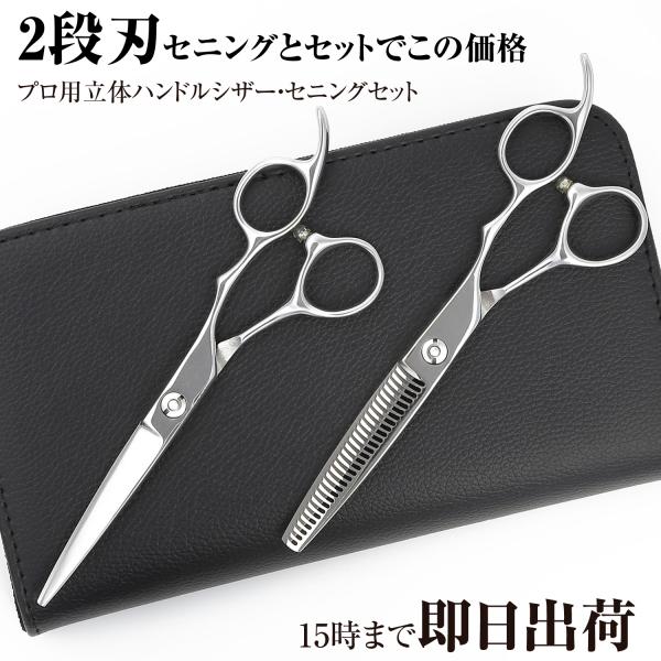 DEEDS プロ用 美容師 GTZ シザー セニング 2本セット スキ率25％前後 日本の鋏専門メー...