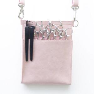 DEEDS シザーケース 美容師 LuxuryStyle シエーナ チェーン付き ピンク