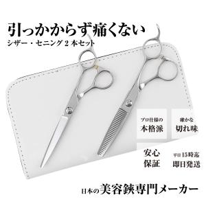 DEEDS 散髪 はさみ すきばさみ 美容師 CP-01 シザー セニング セット 埋め込みネジタイプ セニング溝なし15〜20％｜dp-pro