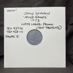 JOHN LENNON / MIND GAMES (UK-ORIGINAL/UK.APPLE TEST PRESS!!,MATRIX:1U/1Uテストプレス)