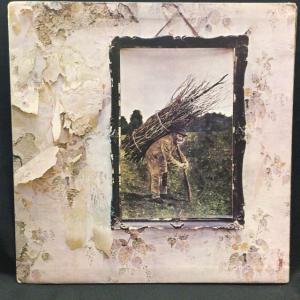 LED ZEPPELIN / IV (UK-ORIGINAL/RED/PLUM-稀少INVERTED FEATHERラベル(PAGE/TOP),INNER,MAT:3/3)