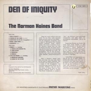 NORMAN HAINES BAND / DE...の詳細画像1