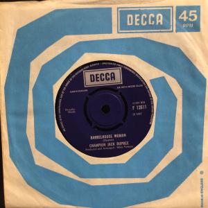 CHAMPION JACK DUPREE / BARRELHOUSE WOMAN (UK-ORIGINAL/7inch/UK.DECCA ONLY SINGLE,レアSTOCK COPY 67 KIILER MOD R&B)