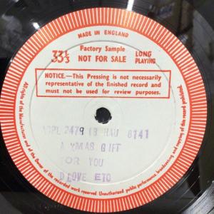 PHIL SPECTOR / A CHRISTMAS GIFT FOR YOU FROM PHILLES RECORDS (UK.LONDON TEST!!,WHITExREDラベル,MONO,MAT:1B/1B(1B:1B))