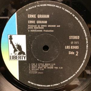 ERNIE GRAHAM / (UK-ORIG...の詳細画像3