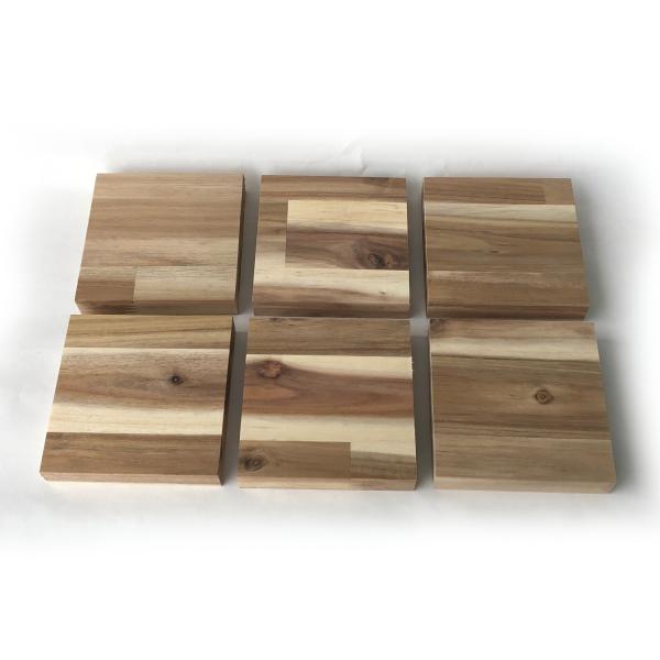 木材 アカシア集成材 バットジョイント 20mm厚 幅100mm 長さ100mm 6枚セット 板 d...