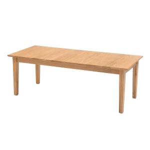 リビングテーブル オーク 幅110cm 長方形 天然木 センターテーブル テーブル 机 北欧風 シンプル ナチュラル｜dphmart