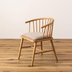 ダイニングチェア 1脚 ウィンザーチェア ファブリック チェア 椅子 イス 腰掛 おしゃれ シンプル...