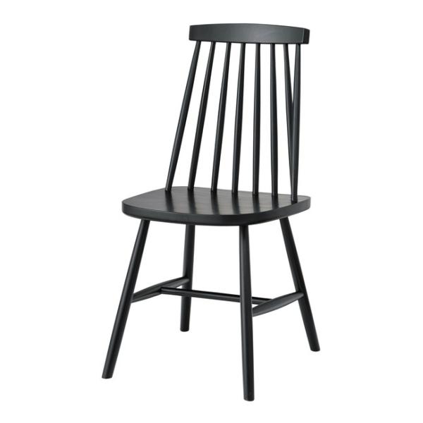 ダイニングチェア 1脚 ブラック ウィンザーチェア チェア 椅子 イス 腰掛 おしゃれ シンプル 北...