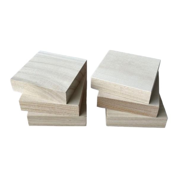 木材 桐集成材 横ハギ 20mm厚 幅80mm 長さ80mm 6枚セット 木 板 diy 日曜大工 ...