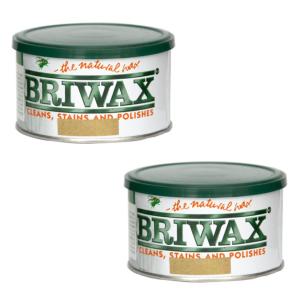 ブライワックス トルエンフリー 370ml 2個セット BRIWAX ワックス 木製家具 着色 つや出し 保護