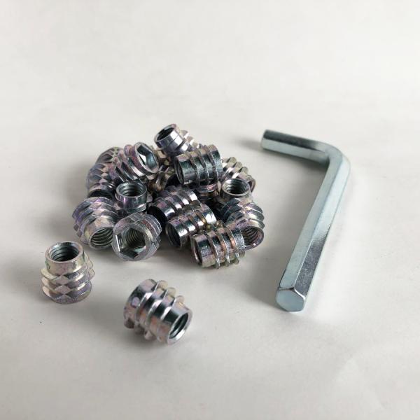 鬼目ナット M8 × L13 E 20個入り ムラコシ精工 DIY 日曜大工 インサートナット ウッ...