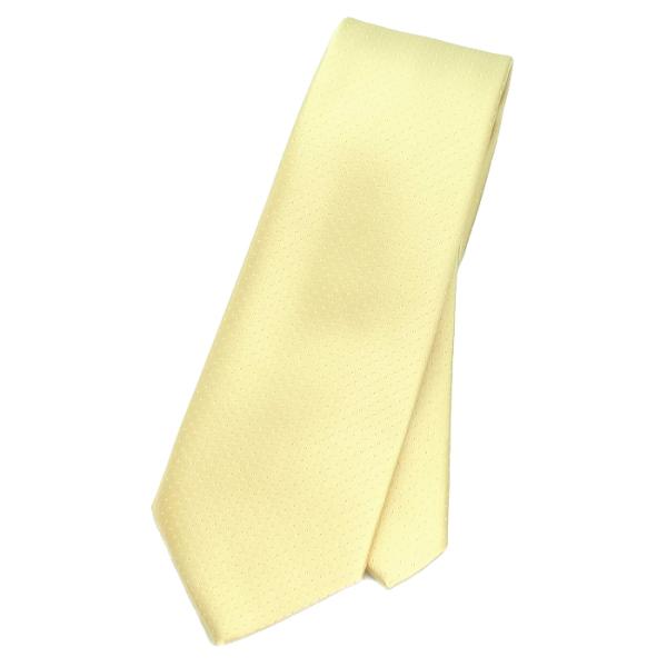 ネクタイ シルク ピンドット 柄 水玉 黄色 イエロー 結婚式 フォーマル パーティー プレゼント ...