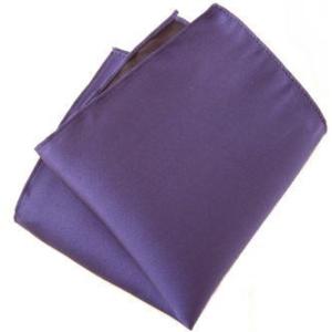 ポケットチーフ 結婚式 フォーマル ビジネス シルク 無地 ソリッド 朱子織 絹 ブルー 青 メンズ...