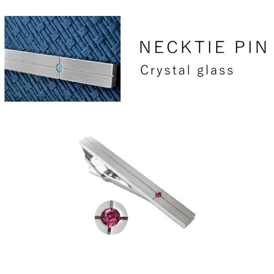 ネクタイピン セール クリスタルガラス クロスライン 日本製 メール便 dplus arts
