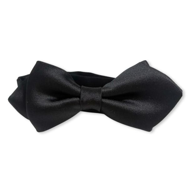 西陣織 蝶ネクタイ 黒 メンズ 結婚式 二次会 パーティー 衣装 日本製 シルク 朱子 メール便 d...