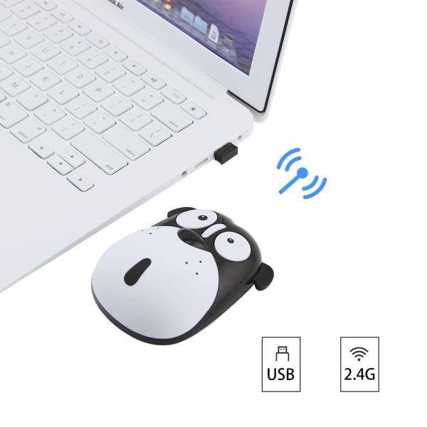 充電式 2.4GHz ワイヤレスマウス DOG 犬 マウス 無線 USB 光学式 ゲーミング コード...