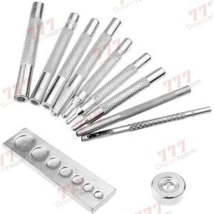 レザークラフト ホック打ち具 ハトメ 万能打ち台 カシメ打ちオールマイティープレート