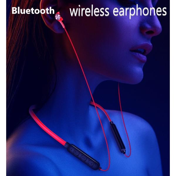 Bluetoothイヤホン 快適装着 防水 ワイヤレスイヤホン 自動ペアリング サラウンド式 3D ...