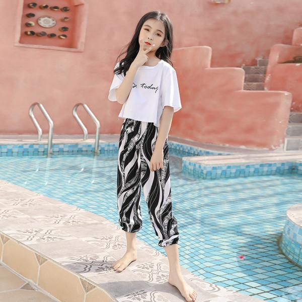 kids デザイン リラコ 02 ステテコ ズボン ボトムス 子供服 インポート パンツ ボトム ゆ...