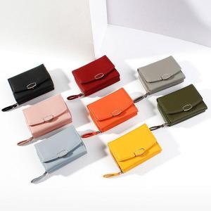 三つ折り財布 新入荷 レザー財布 レディース 小銭入れ　カード入れ　サイフ　 wallet コンパクト　安い　　大容量　可愛い｜dra-st