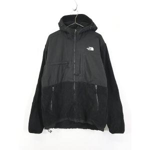 古着 TNF The North Face POLARTEC デナリ フリース ジャケット パーカー オールブラック L 古着
