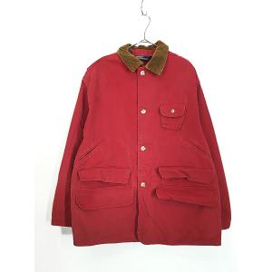 古着 90s Polo Ralph Lauren 襟 コーデュロイ ダック ハンティング ジャケット L 古着｜dracaena