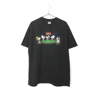 古着 00s Snoopy スヌーピー ブラザーズ 希少 兄弟 トランプ ポーカー Tシャツ L 古着｜dracaena