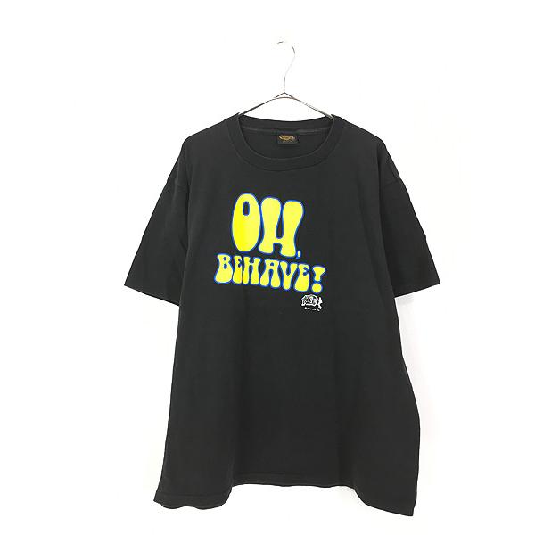 古着 90s USA製 AUSTIN POWERS 「OH BEHAVE!」 オールド ムービー T...