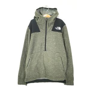 キッズ 古着 TNF The North Face 裏起毛 ハーフ ジップ スウェット パーカー L 14歳以上位 古着｜dracaena