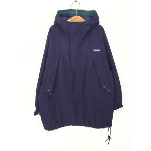 キッズ 古着 95s Patagonia 「NITRO」 フーデッド プルオーバー ナイトロ ジャケット 10歳位 古着｜dracaena