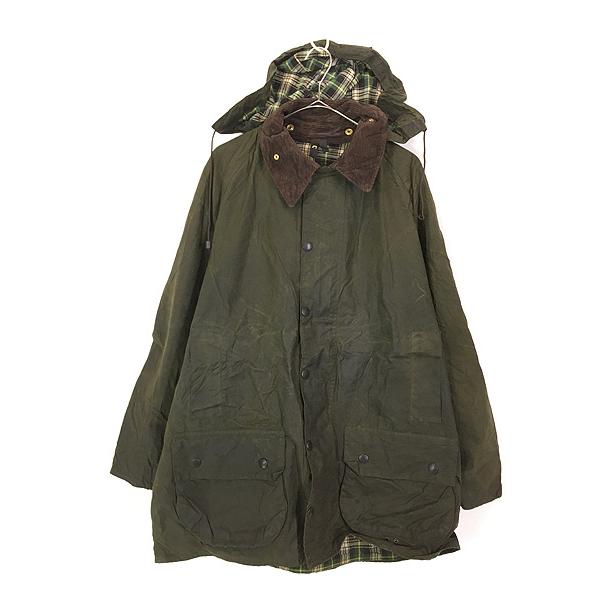 古着 90s 英国製 Barbour 3ワラント 「BEAUFORT」 オイルド ワックス ジャケッ...