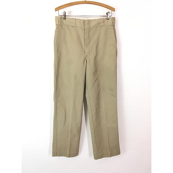 古着 90s Dickies 874 コットンツイル ワーク チノ パンツ チノパン ストレート カ...