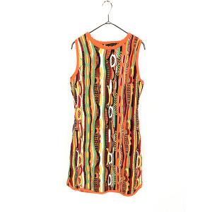 レディース 古着 50s McKettricD カラフル ストライプ 変形カラー 半袖