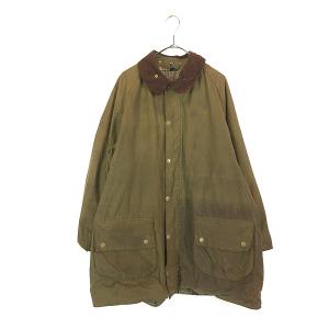 古着 60s- 英国製 Barbour 「GAMEFAIR」 タイプ ヴィンテージ オイルド ワックス ジャケット コート オリーブ XL位｜dracaena