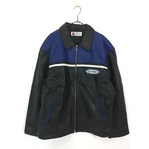 古着 90s AVIREX Type A-2 豪華 ドローイング パッチ 本革 ゴート