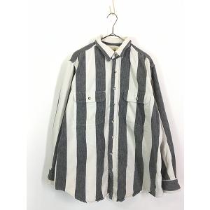 古着 80s USA製 St John's Bay ブラック × グレー ブロック チェック