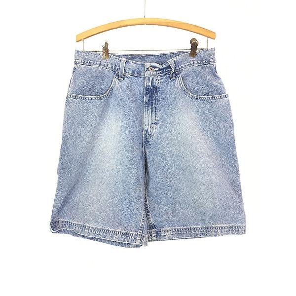 古着 90s Levi&apos;s 582-4011 ブルー デニム ペインター ショーツ ショート パンツ...