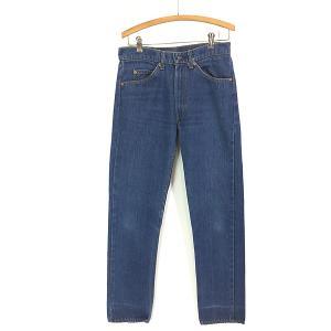 古着 80s USA製 Levi's 501 「66 後期」 黒カン 内股シングル 濃紺