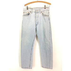 古着 80s USA製 Levi's 501-0190 ヒゲ 縦落ち ブルー デニム パンツ