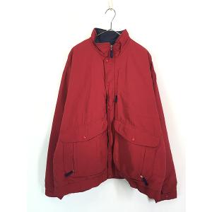 古着 90s LANDS' END パデッド ピーチスキン ドリズラー ジャケット