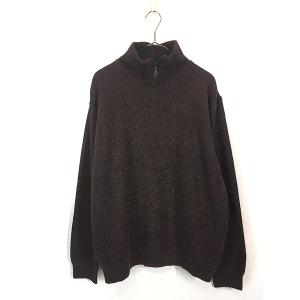 古着 90s ペルー製 Paul Stuart アーガイル チェック 総柄 100