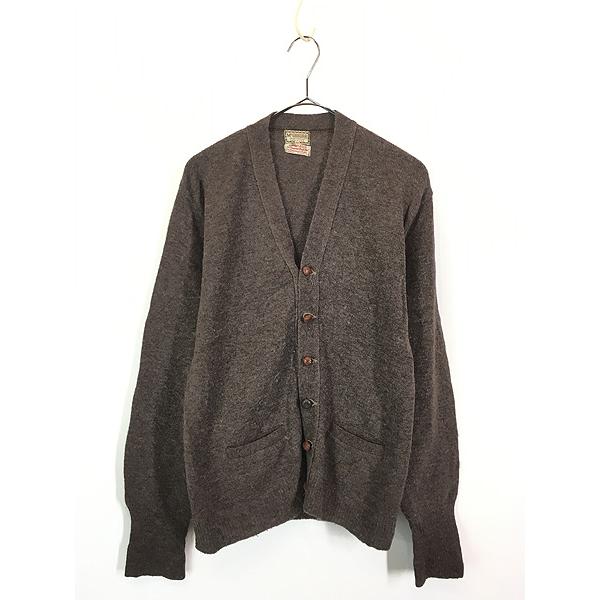 古着 50s USA製 McGREGOR 「LAMBFLEECE」 上質 ラム ウール アクリル ニ...