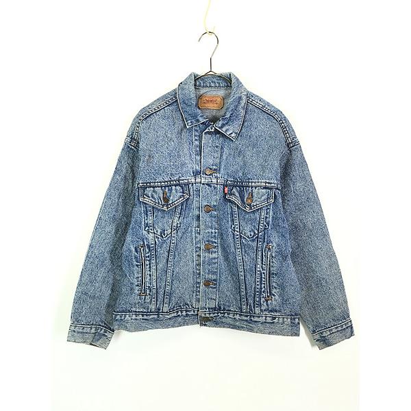 古着 80s USA製 Levi's 70507-4813 4ポケット ブルー デニム トラッカー ...