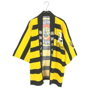 古着 阪神 タイガース Hanshin Tigers 逆輸入 ショート ガウン はっぴ L位 古着